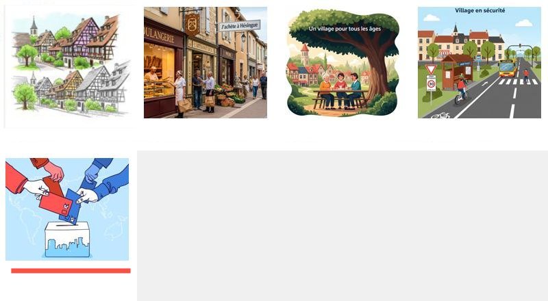 Illustrations du projet municipal